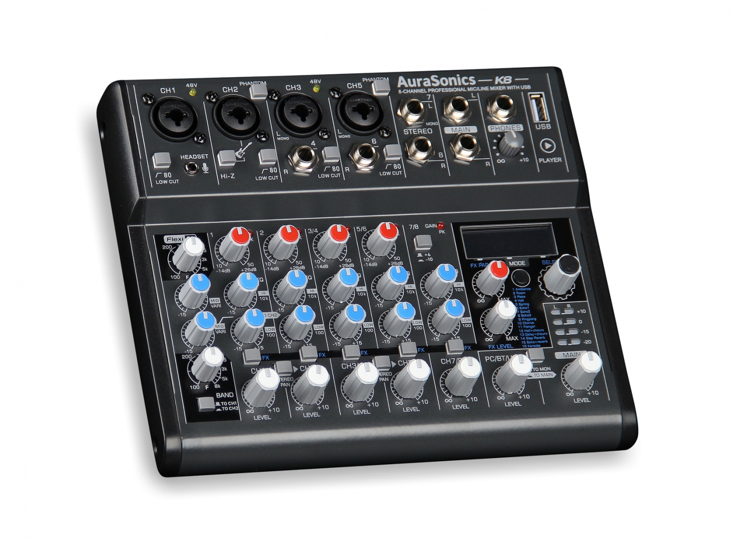 AuraSonics K8 компактный микшерный пульт в Магдагачах