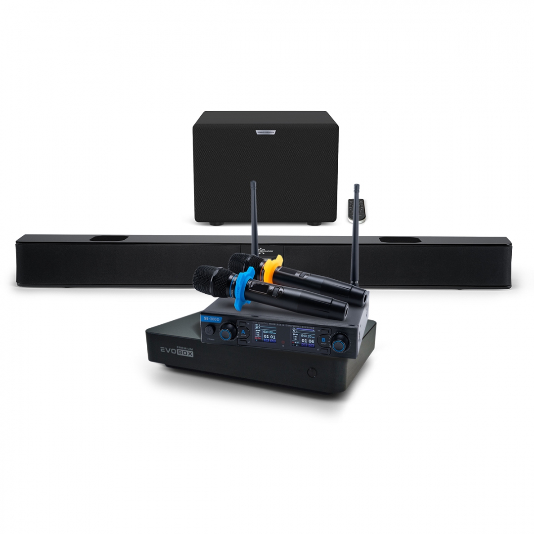 Hi-End караоке-система EVOBOX Premium + EvoSoundBar (саундбар с караоке) в Магдагачах