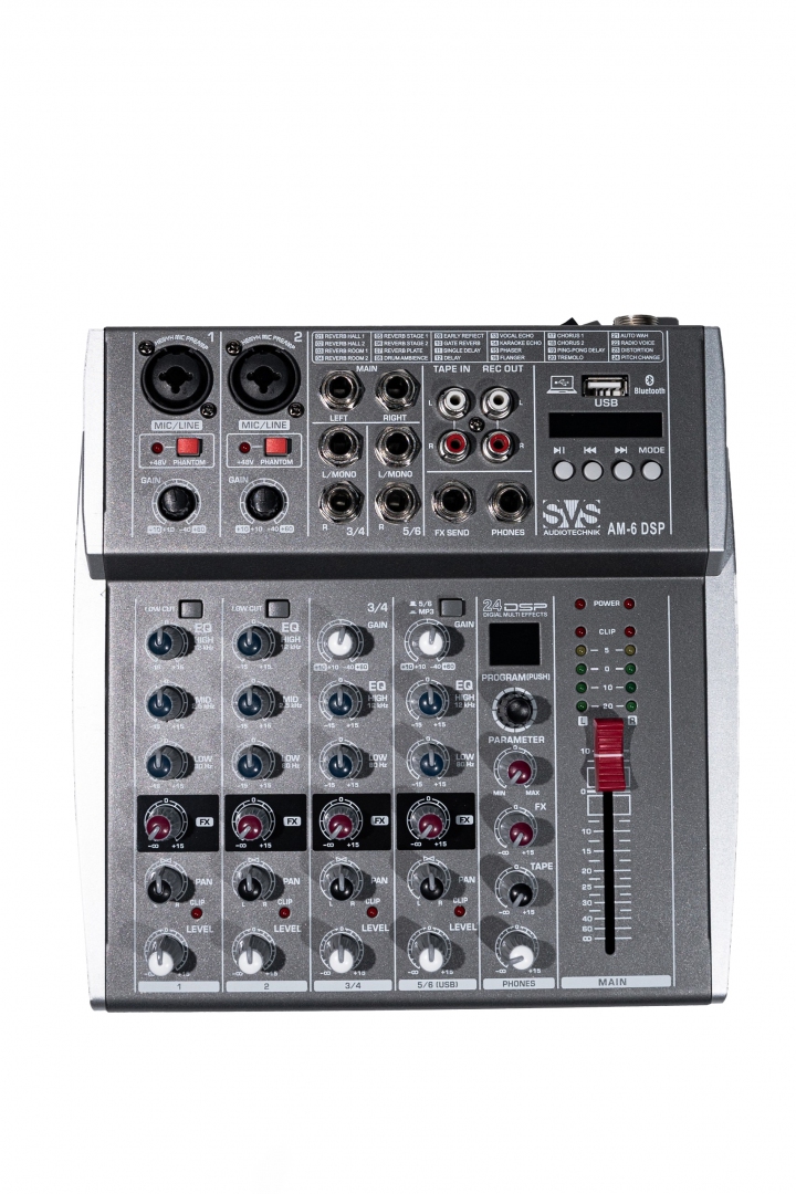 SVS Audiotechnik mixers AM-6 DSP Микшерный пульт аналоговый, 6-канальный SVS Audiotechnik mixers в Магдагачах