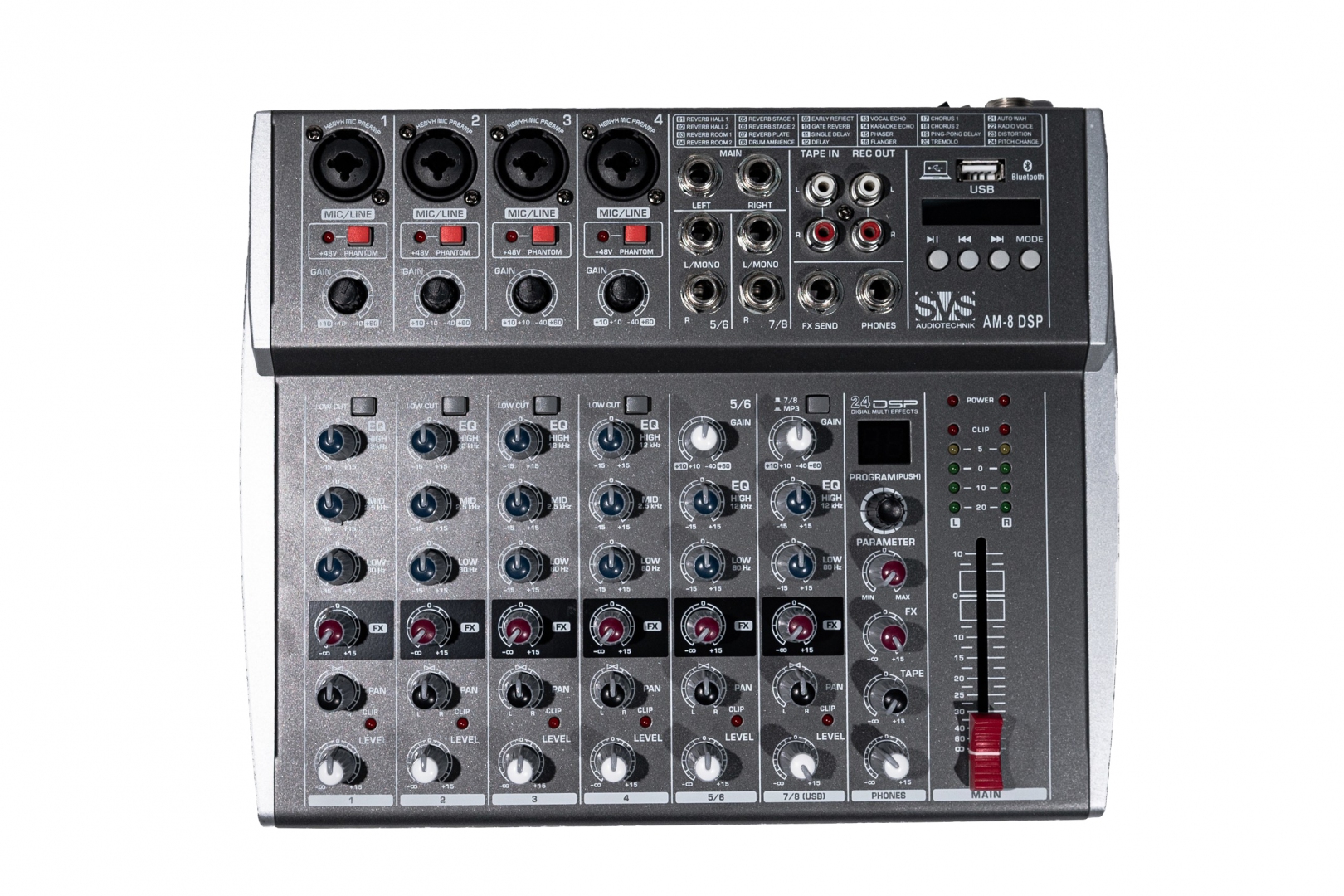 SVS Audiotechnik mixers AM-8 DSP Микшерный пульт аналоговый, 8-канальный в Магдагачах
